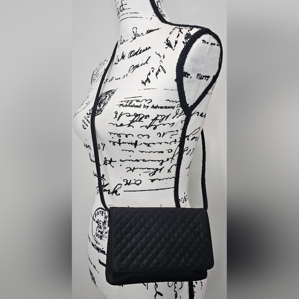 Harve Benard Quilted Polyster Evening Prom Crossbody Shoulder Bag